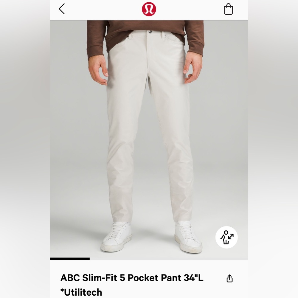 never worn abc 5 pocket pant slim